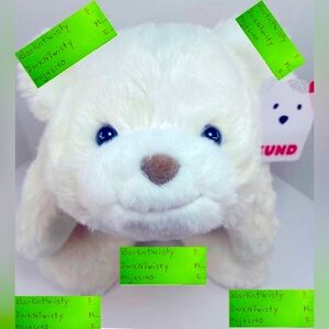 Gund Snuffles 6050368 10” BNWT Cream/White